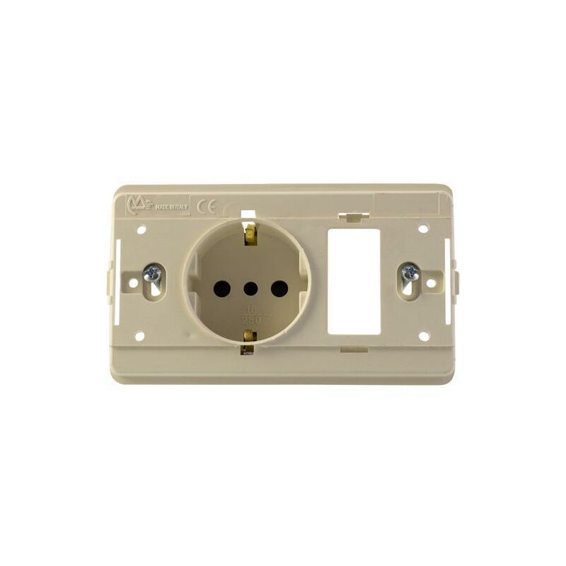 foto del prodotto presa schuko 1p vuoto venus schuko 1t. maurer