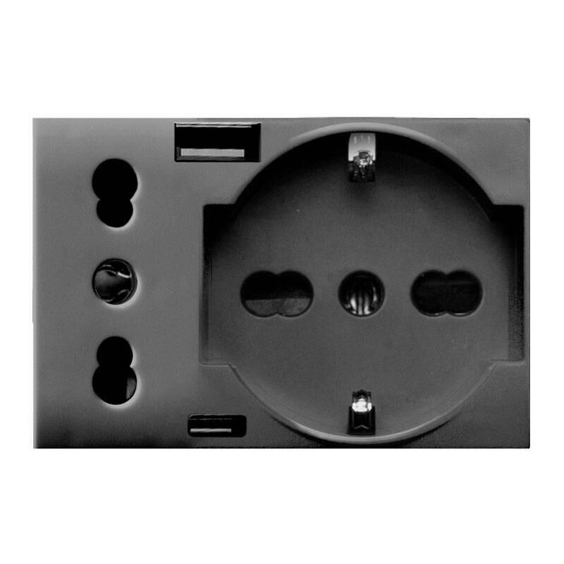 immagine 0 del prodotto presa schuko ita usb a c tekla 3moduli 44509015usb ave