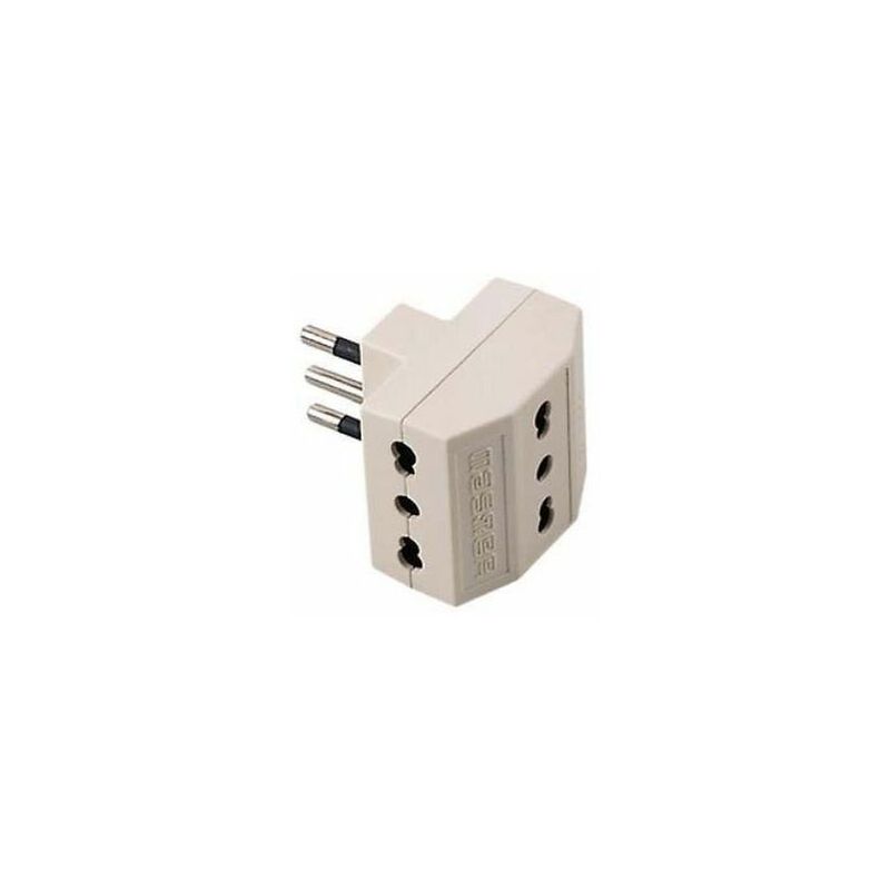 foto del prodotto presa spina triplo adattatore 10