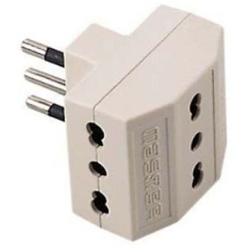 foto del prodotto presa spina triplo adattatore 16a