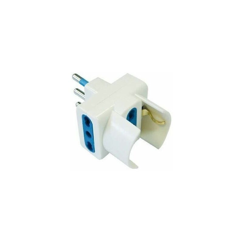 foto del prodotto presa spina triplo schuko adattatore 10a
