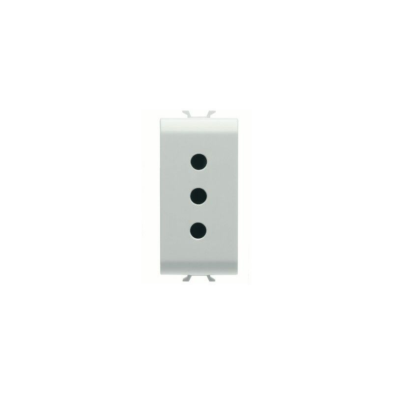 foto del prodotto presa standard italiano 250v 2p t 10a 1m bianco lucido chorusmart gw10201