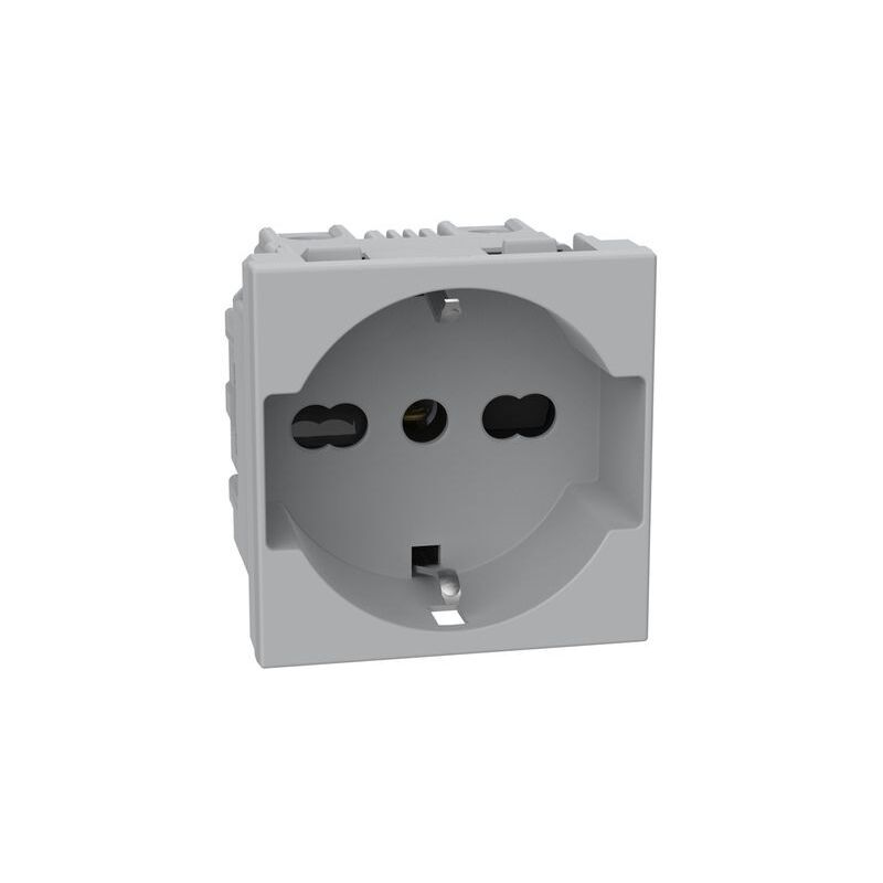 foto del prodotto presa standard tedesco 2p t 16 a matixgo grigio