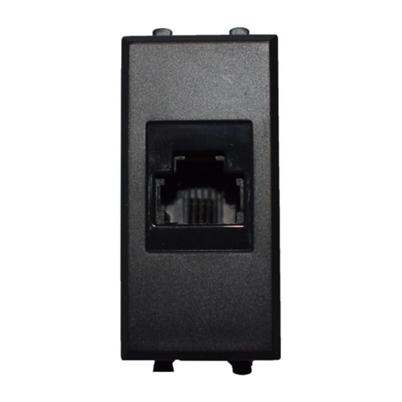 foto del prodotto presa telefonica rj11 morsetti a vite tekla 1 modulo 4 contatti 445024 ave