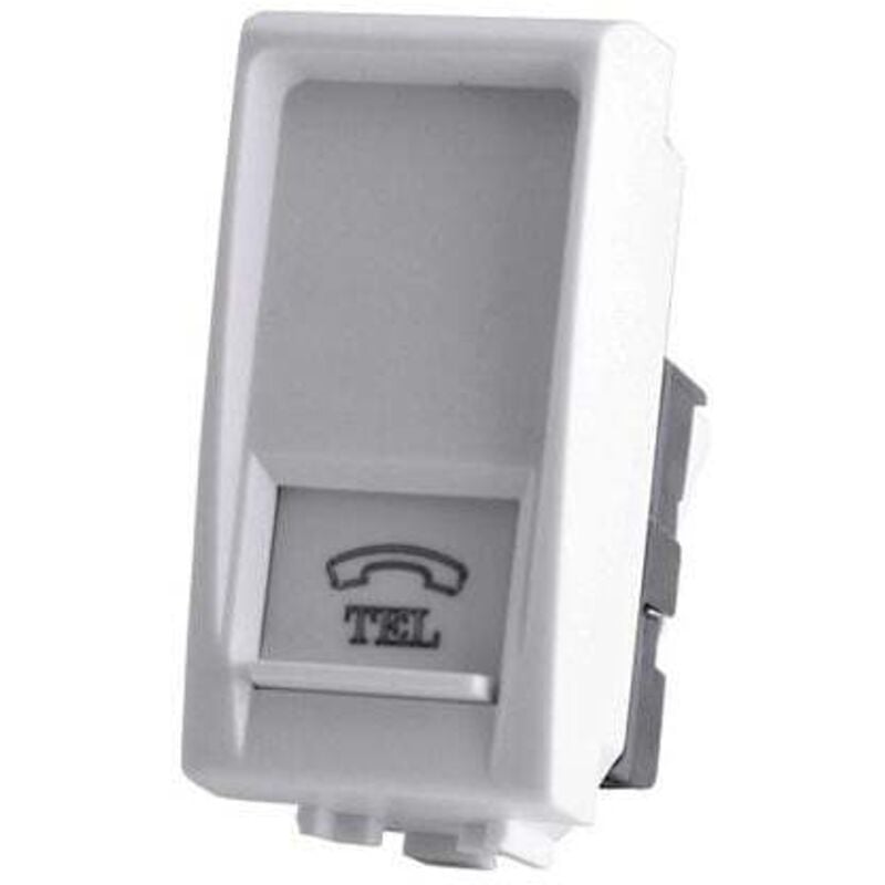 foto del prodotto presa telefono rj11 compatibile con vimar plana tipo 14320