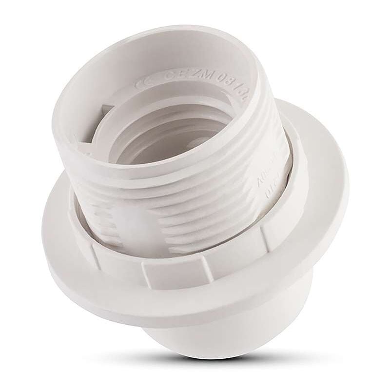 foto del prodotto presa termoplastica bianca e27 1