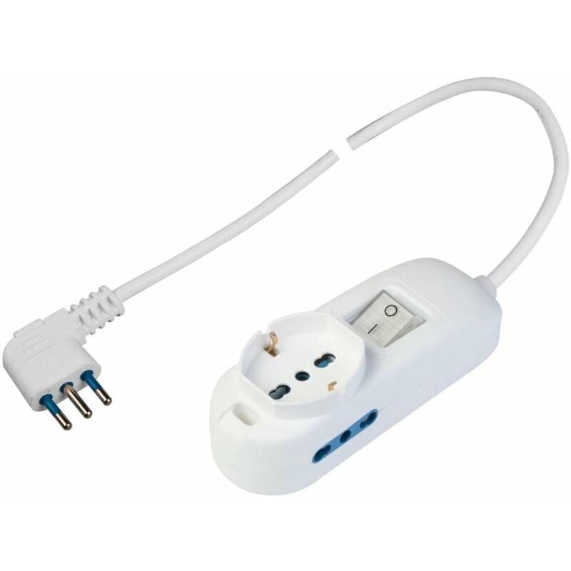 foto del prodotto presa tripla pluristandard 3 metri h05vv f 3 x 1mm 