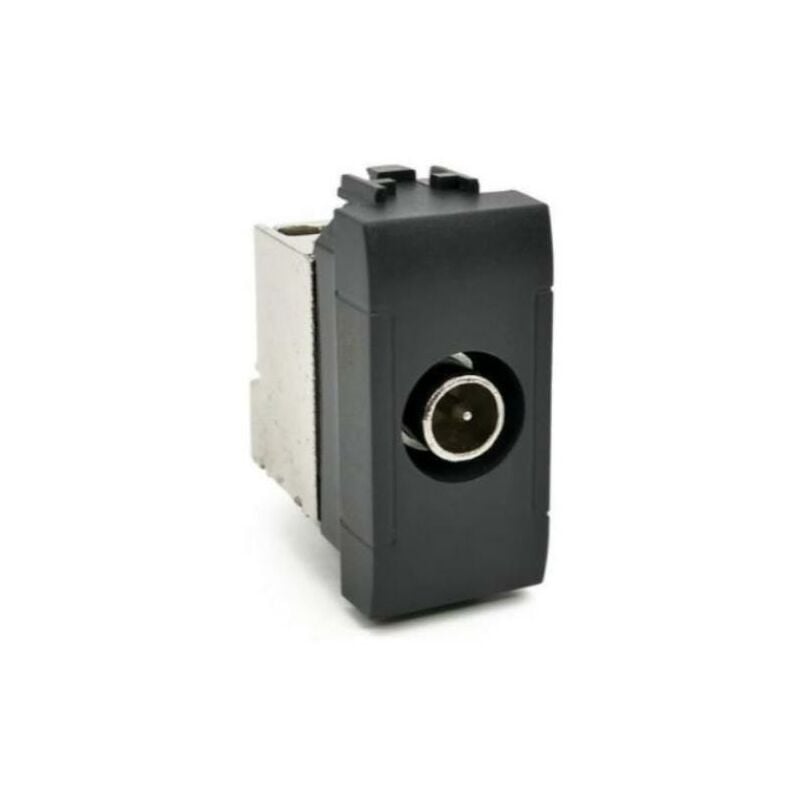 foto del prodotto presa tv derivata art compatibile con bticino livinglight ln4202d nero 826n