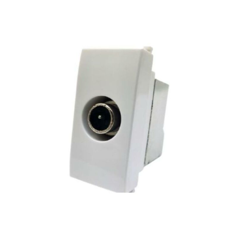 foto del prodotto presa tv derivata gem compatibile con vimar plana 14300.01 bianco 626b