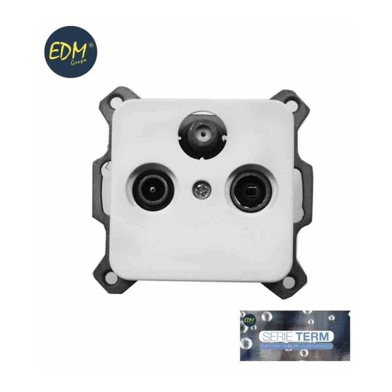 foto del prodotto presa tv fm sat da incasso serie term edm blister