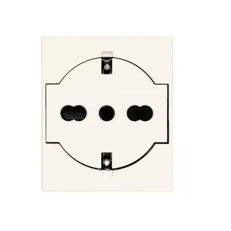 foto del prodotto presa universale a filo vimar linea 2p t p40 2 moduli bianca 30211.b
