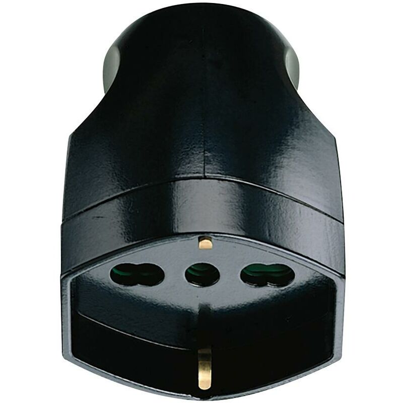 foto del prodotto presa universale vimar 2p t 16a assiale nero 00225
