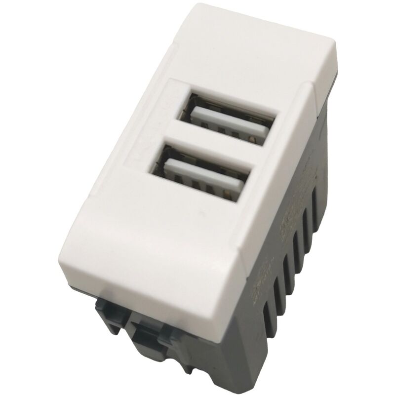 foto del prodotto presa usb doppia 2a living light compatibile