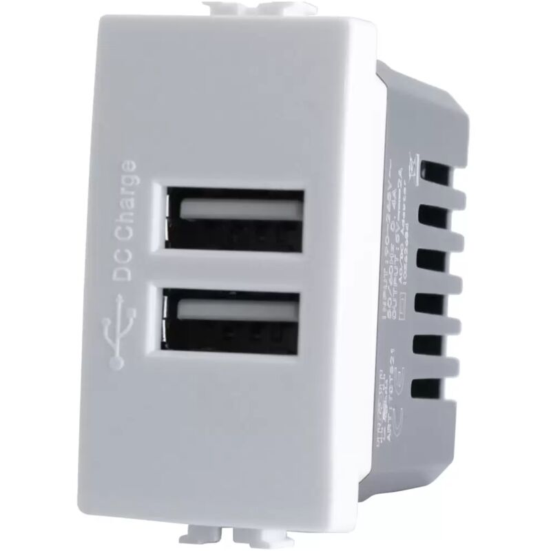 foto del prodotto presa usb doppia 2a matix compatibile