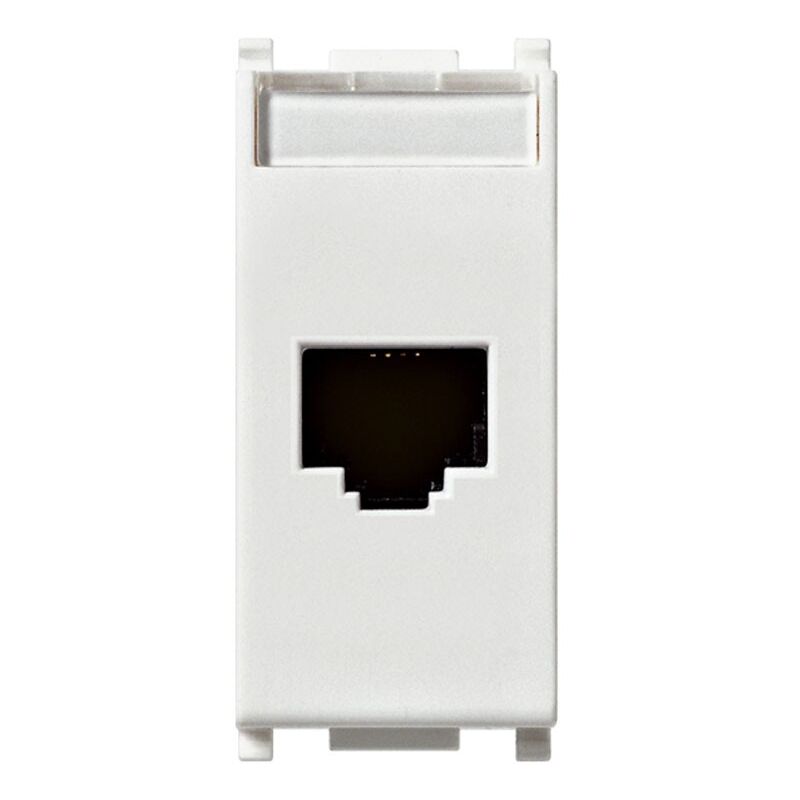 foto del prodotto presa vimar plana dati rj45 cat6 utp colore bianco 14339.6
