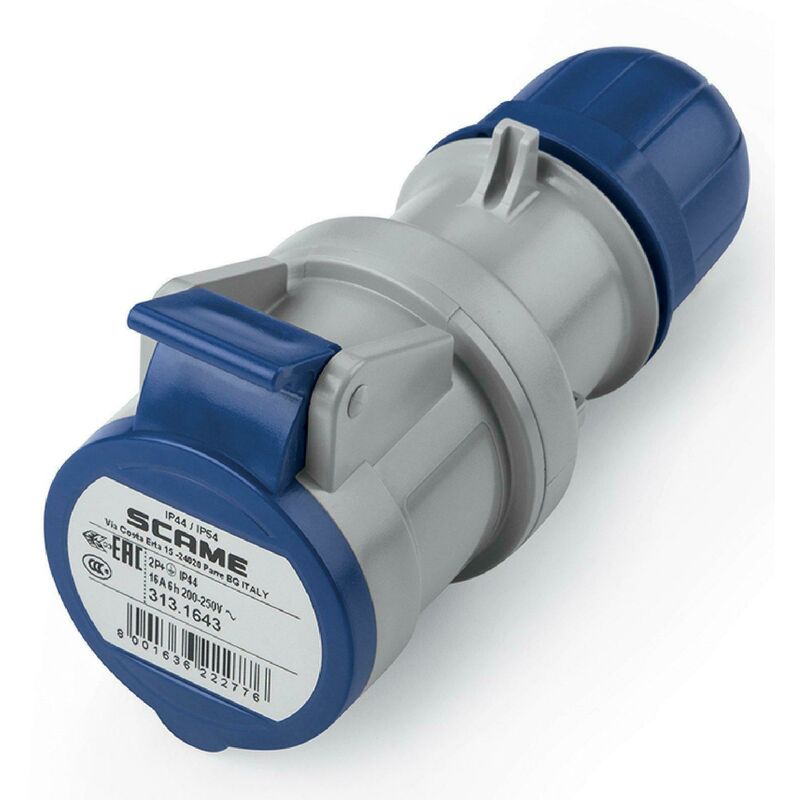 foto del prodotto presa volante mobile 2p t 16a 6h ip44 optima cee 313.1643 scame