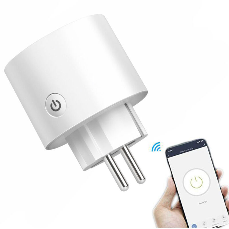 foto del prodotto presa wifi intelligente da 16a con funzione wattmetro