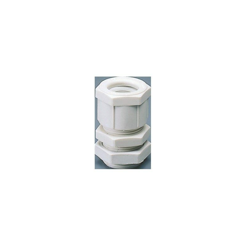 foto del prodotto presascavo in nylon passo pg13,5 grigio ral 7035 ip66