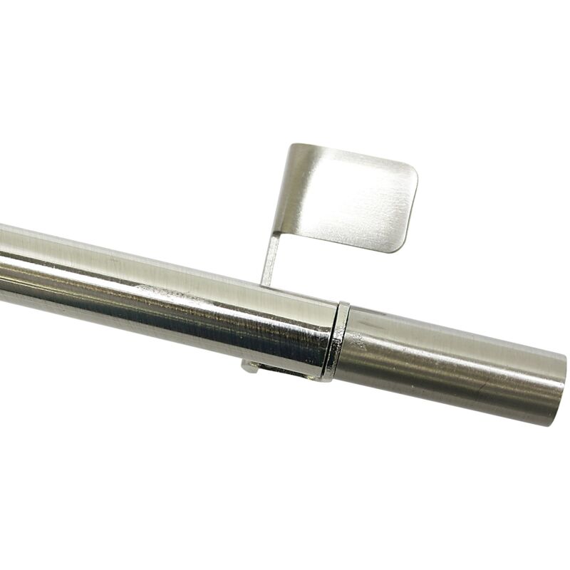 foto del prodotto press go filigrano 31345 bastone cilindrico per tenda, diametro 8 10 mm, estendibile, in acciaio inox gardinia