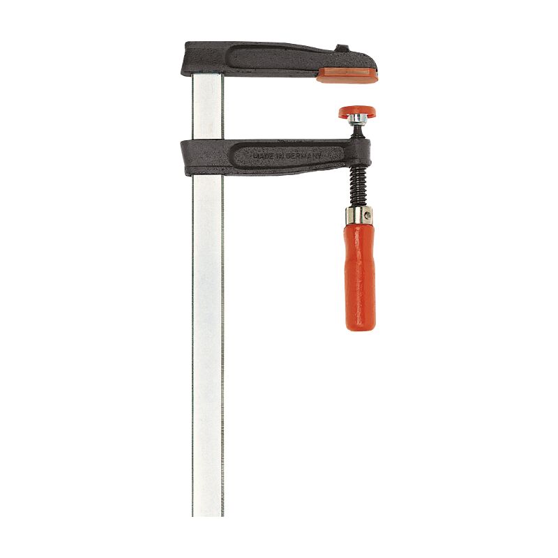 foto del prodotto pressa a vite in ghisa e acciaio tgr bessey impugnatura in legno serraggio 300 mm sporgenza 120 mm guida 30x8 mm tgr30s12
