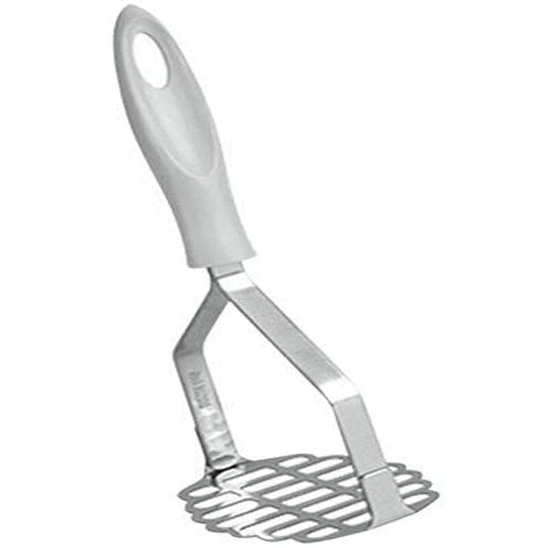 foto del prodotto pressa patate con manico abs, acciaio inox, vaniglia, 30 x 4 x 5 cm metaltex