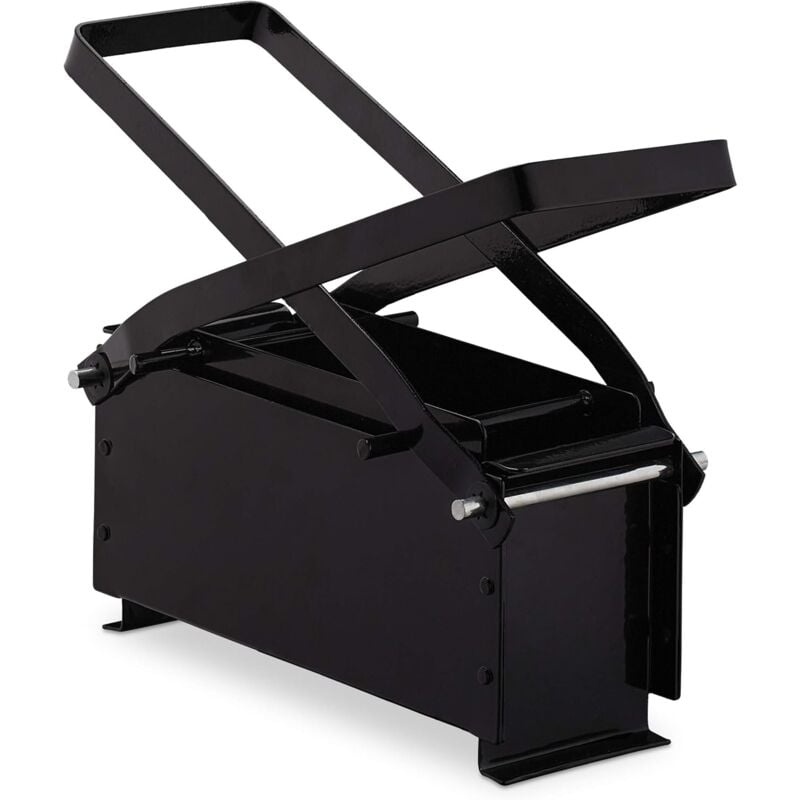 foto del prodotto pressa per bricchette per carta in acciaio compattatore manuale per riciclaggio della carta macchina per bricchette e tronchi di carta per