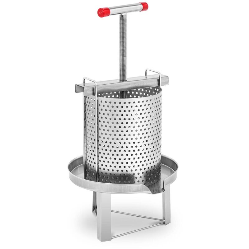 foto del prodotto pressa per cera d api manuale acciaio inox 35 x 46 cm