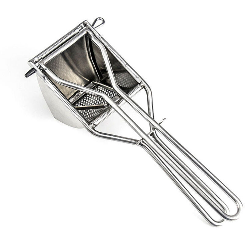 foto del prodotto pressa per pur di patate in acciaio inossidabile 430 spremiagrumi manuale per uso domestico spremiagrumi per patate 2 pezzi