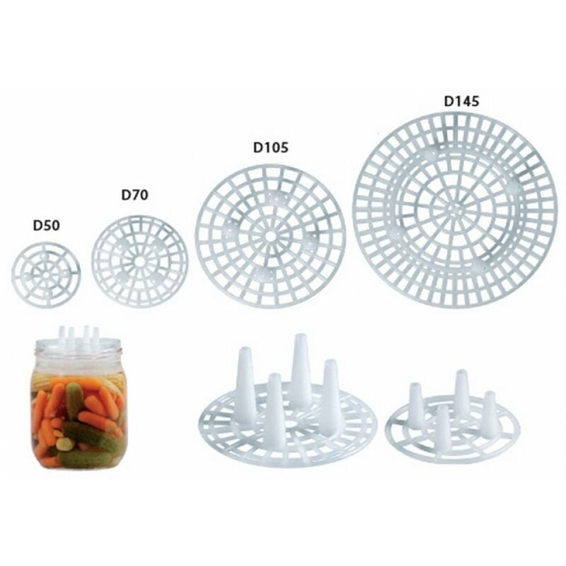 foto del prodotto pressatori pressini salvagusto per vasetti alimenti 70 mm 50 pezzi