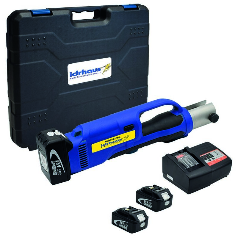 foto del prodotto pressatrice pz 1550 a batteria idrhaus