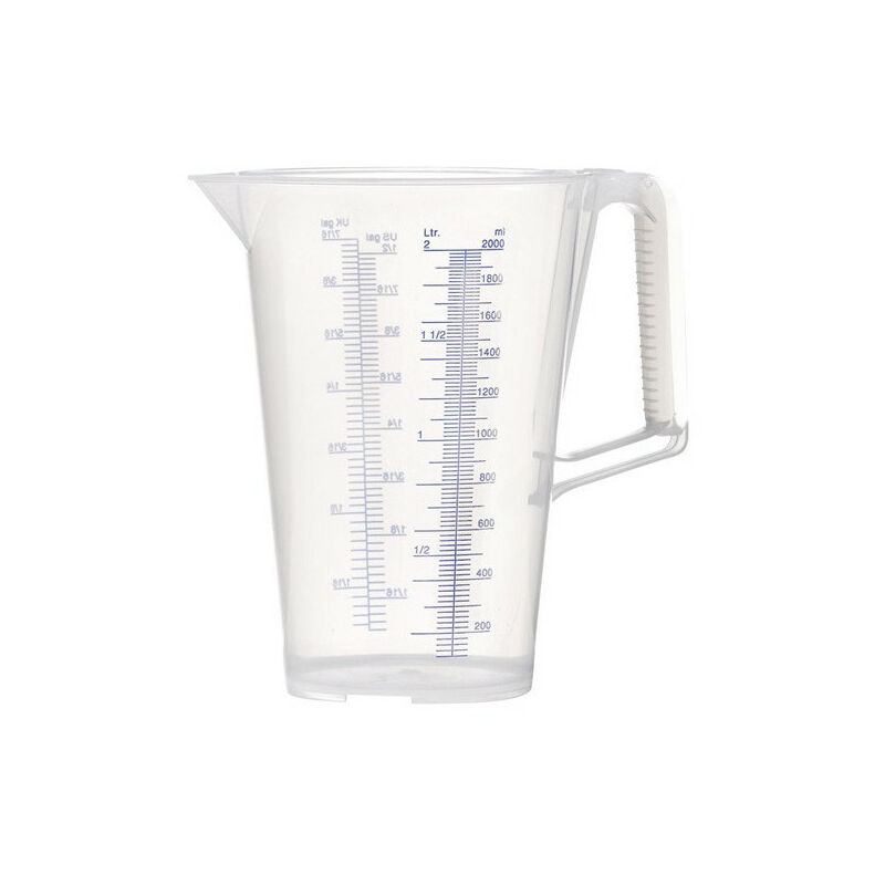 foto del prodotto pressol coppa graduata 2 l scala stampata in blu polipropilene