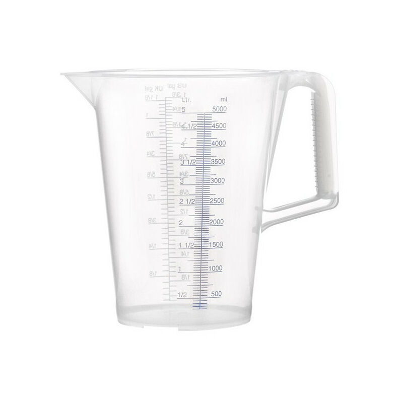 foto del prodotto pressol coppa graduata 5 l scala stampata in polypropilene blu