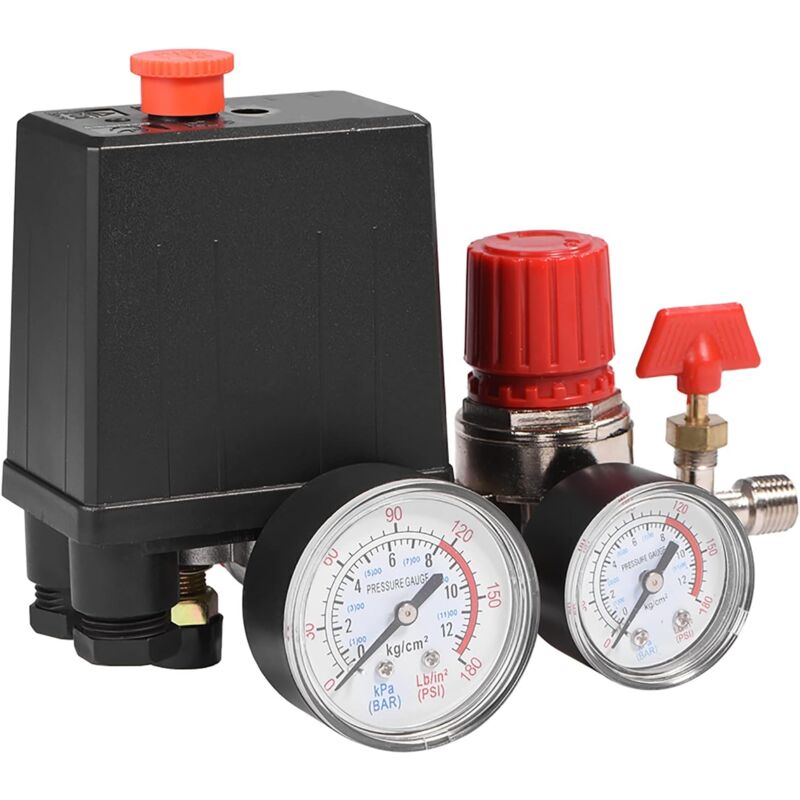 foto del prodotto pressostato del compressore d aria, pressostato della valvola del compressore d aria 90 120psi, valvola di controllo del regolatore della pressione