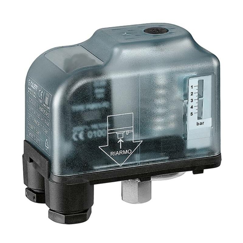 foto del prodotto pressostato di sicurezza a ripristino manuale d1 4 2-4,5 bar caleffi 625000