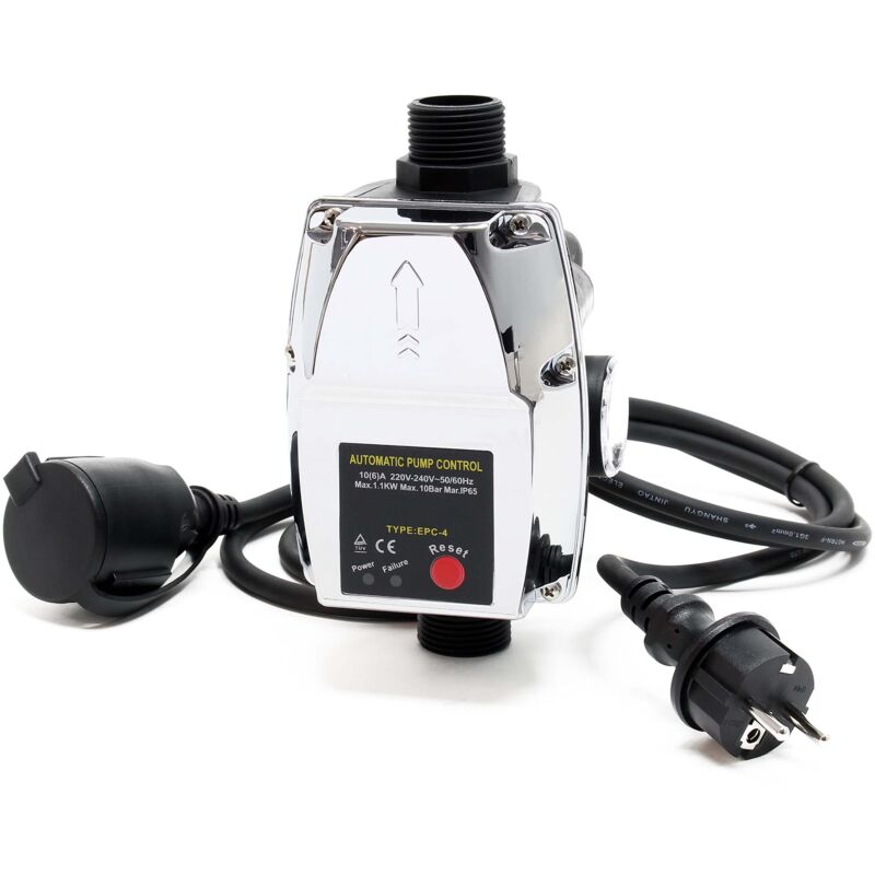 foto del prodotto pressostato epc 4 230v per pompe autoclave e pompe monofase protezione marcia a secco 2 cavi wiltec