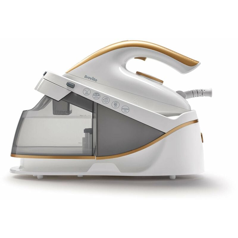 foto del prodotto pressxpress 2400w ferro da stiro con caldaia, piastra multidirezionale in ceramica, colpo vapore 230 g, getto vapore verticale 100g min, pressione 5