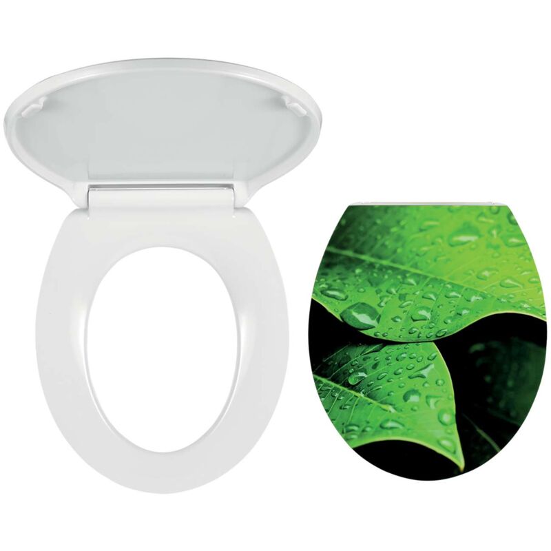 foto del prodotto prestige sedile della toilette, duroplast, softclose, stampa bianca colore wc softnature novaservis