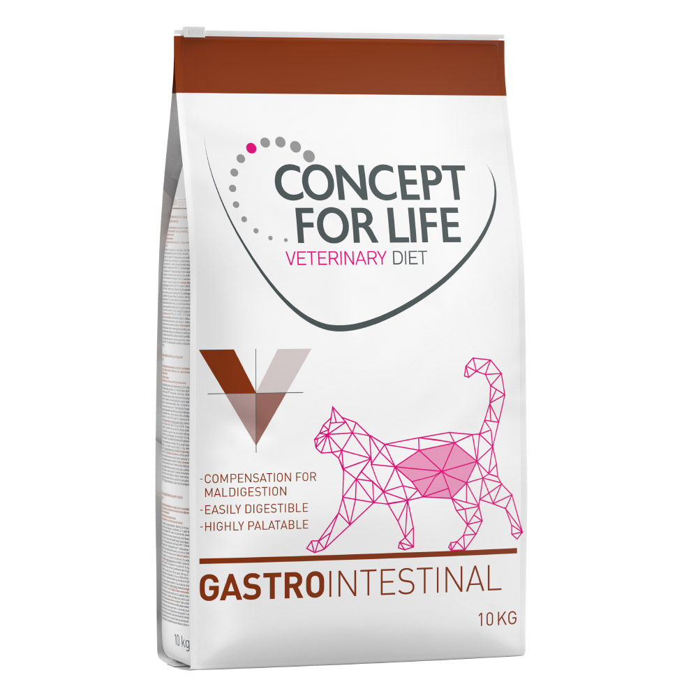 foto del prodotto prezzo speciale 10 kg concept for life veterinary diet crocchette per gatto gastrointestinal