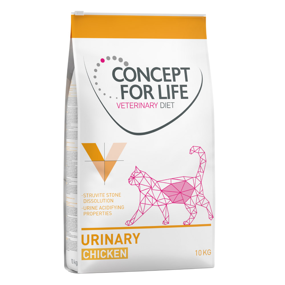 foto del prodotto prezzo speciale 10 kg concept for life veterinary diet crocchette per gatto urinary