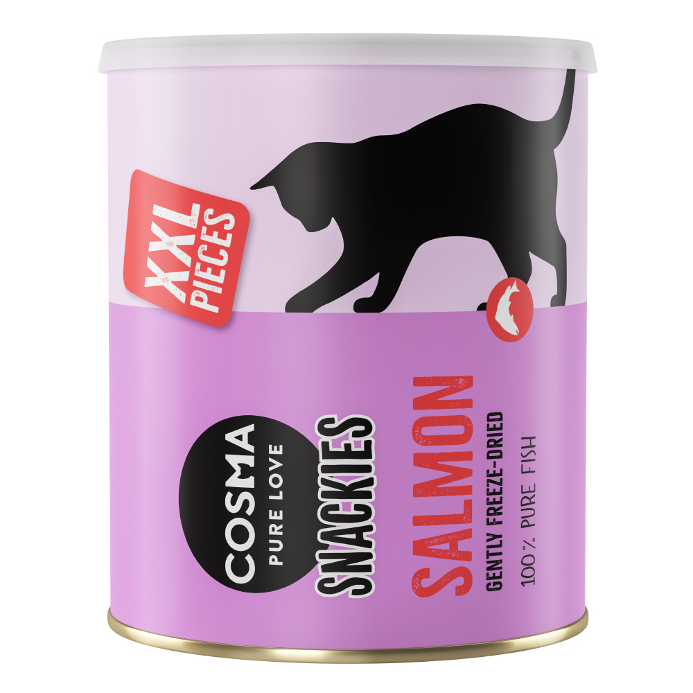 foto del prodotto prezzo speciale cosma snackies 150 g xxl maxi tube salmone