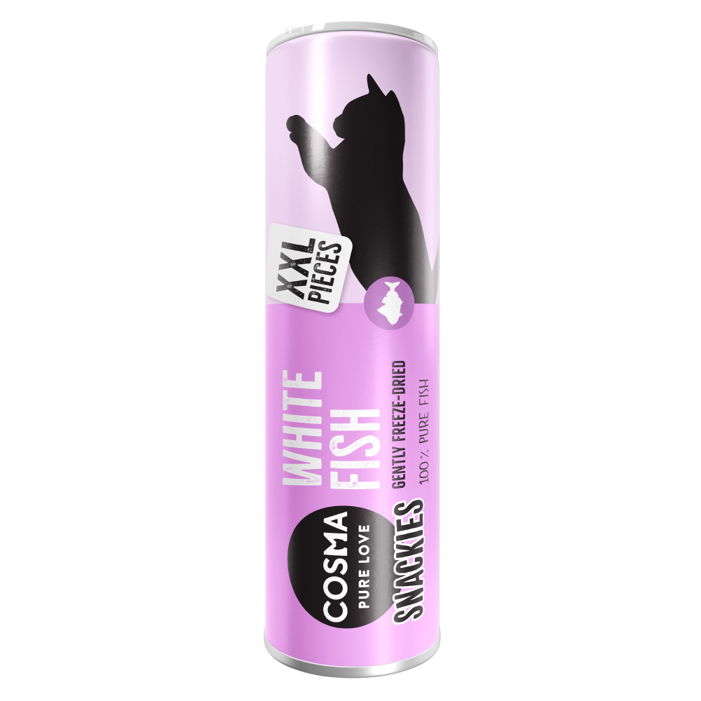 foto del prodotto prezzo speciale cosma snackies maxi tube xxl maxi tube 18 g xxl pesce bianco