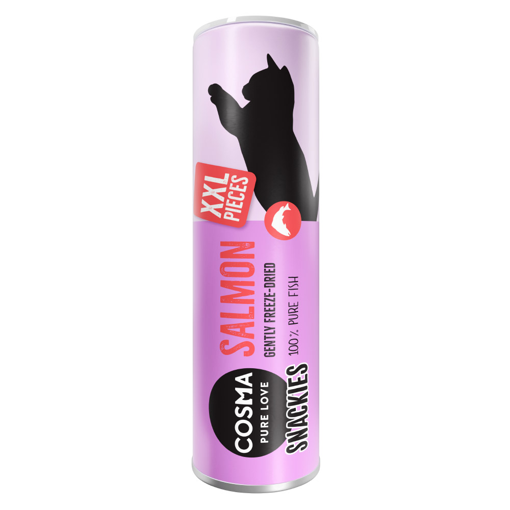 foto del prodotto prezzo speciale cosma snackies maxi tube xxl maxi tube 22 g xxl salmone