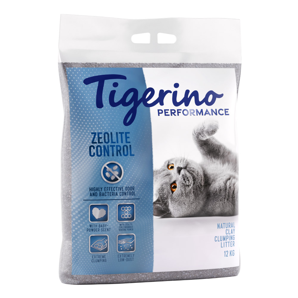 foto del prodotto prezzo speciale lettiera tigerino special care 14 kg 12 kg performance zeolite control 12 kg