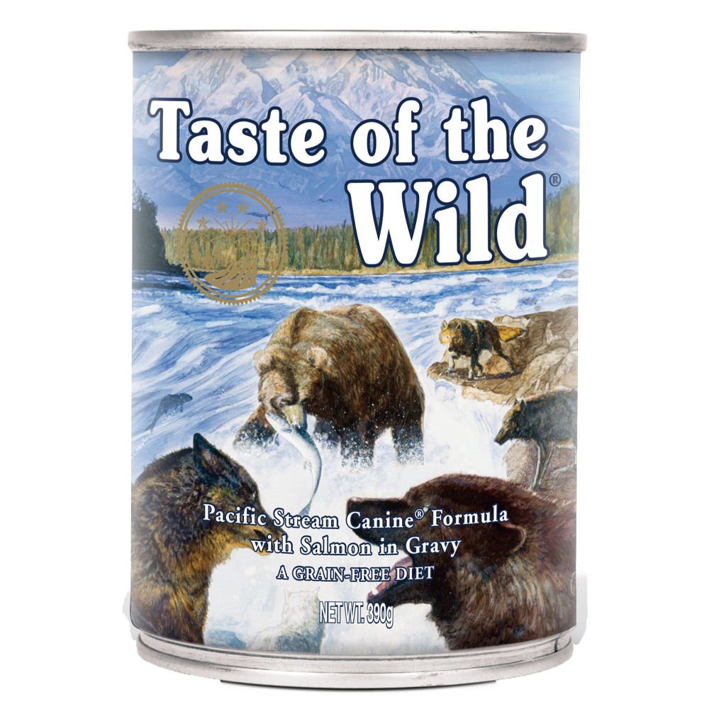 foto del prodotto prezzo speciale taste of the wild 390 g alimento umido per cani 390 g pacific stream