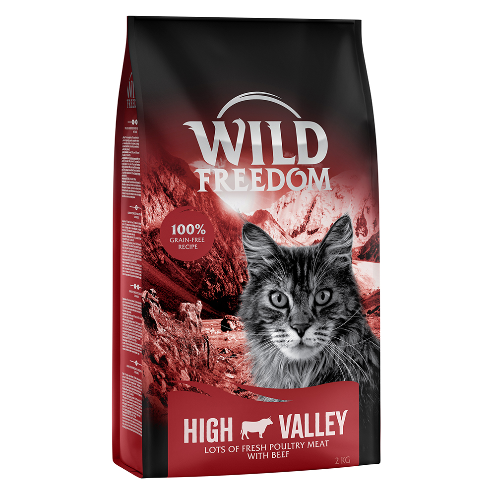 foto del prodotto prezzo speciale wild freedom 2 kg crocchette senza cereali per gatti adult farmlands manzo