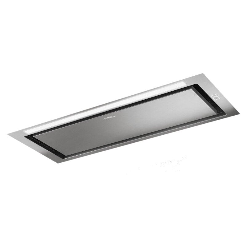 foto del prodotto prf0164361 cappa aspirante incassato nero, acciaio inox elica