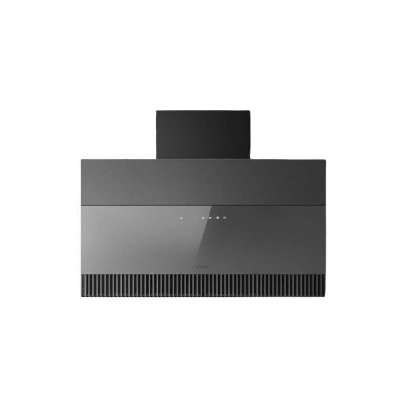 foto del prodotto prf0165017. potenza massima di estrazione 740 m h. tipo cappa aspirante a parete, colore del prodotto nero, grigio, materiale della scocca 