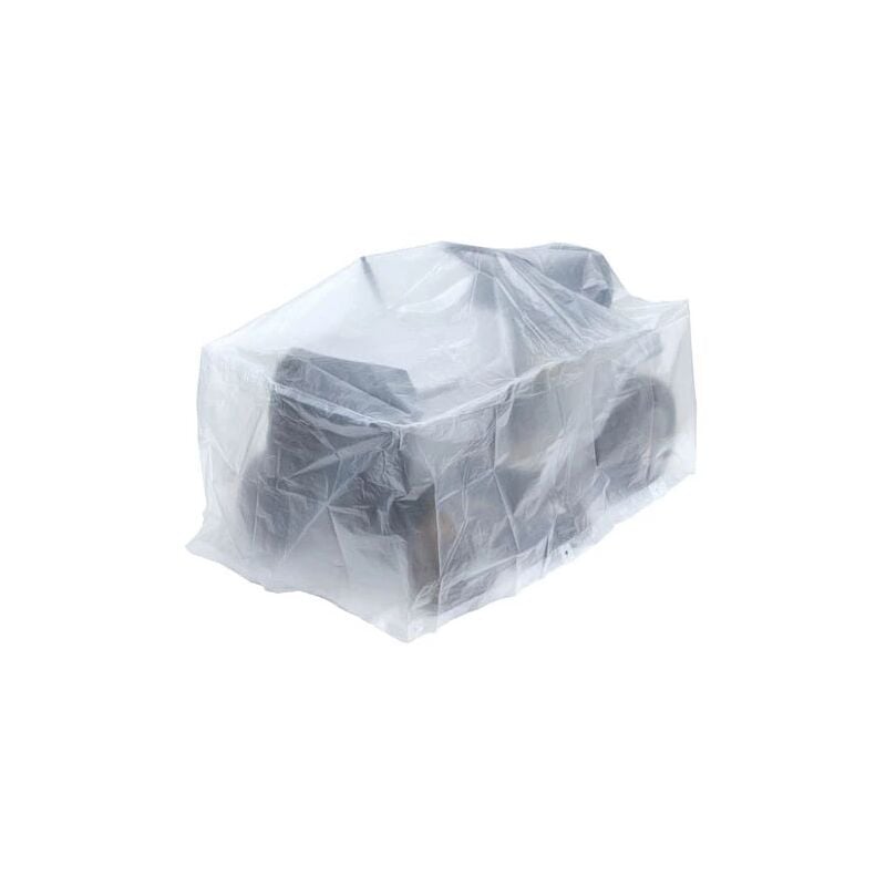 foto del prodotto prh090180x100 telone per trattorino, 180x100x105 cm, bianco ribimex