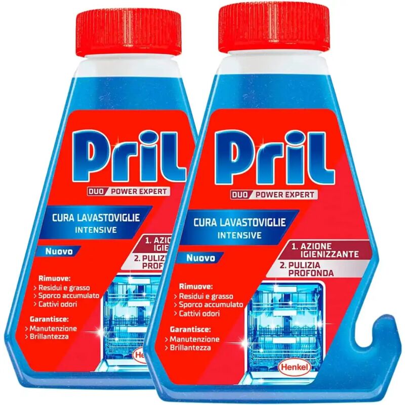 foto del prodotto pril duo power expert cura lavastoviglie intensive 2 flaconi da 250ml 804009