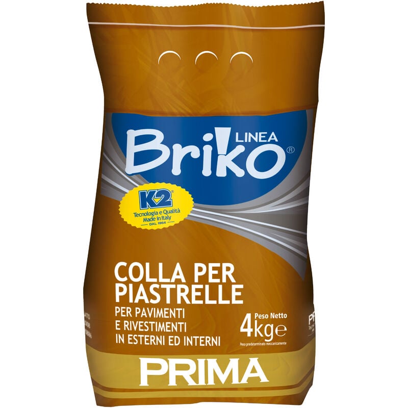 foto del prodotto prima linea briko colla piastrelle extra da kg. 4